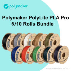 Polymaker PolyLite™ PLA Pro 1.75mm 1KG/ROLL-6/10 Rolls Bundle