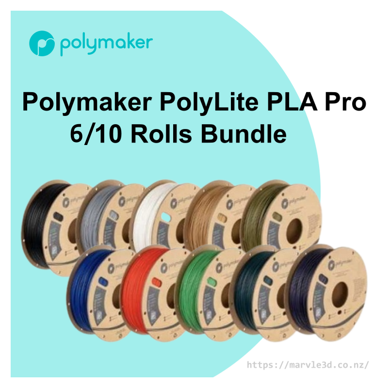 Polymaker PolyLite™ PLA Pro 1.75mm 1KG/ROLL-6/10 Rolls Bundle