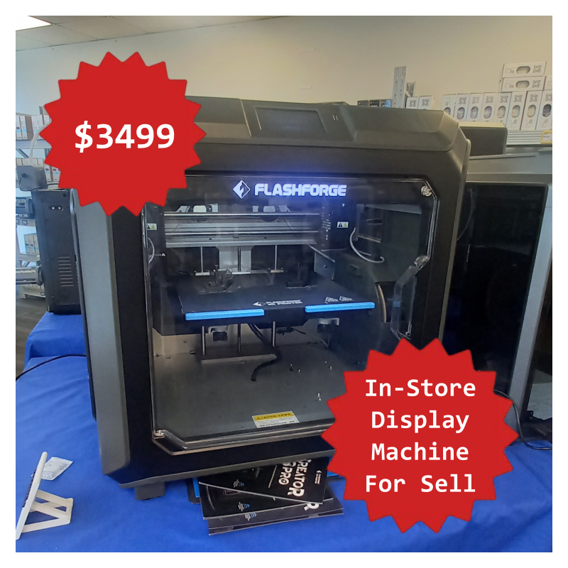 Display machine for sell- Flashforge Creator 3 Pro IDEX 3D Printer (Clearance)- Pick up Only