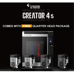 Display machine for sell- Flashforge Creator 4s 3D Printer (Clearance)- Pick up Only