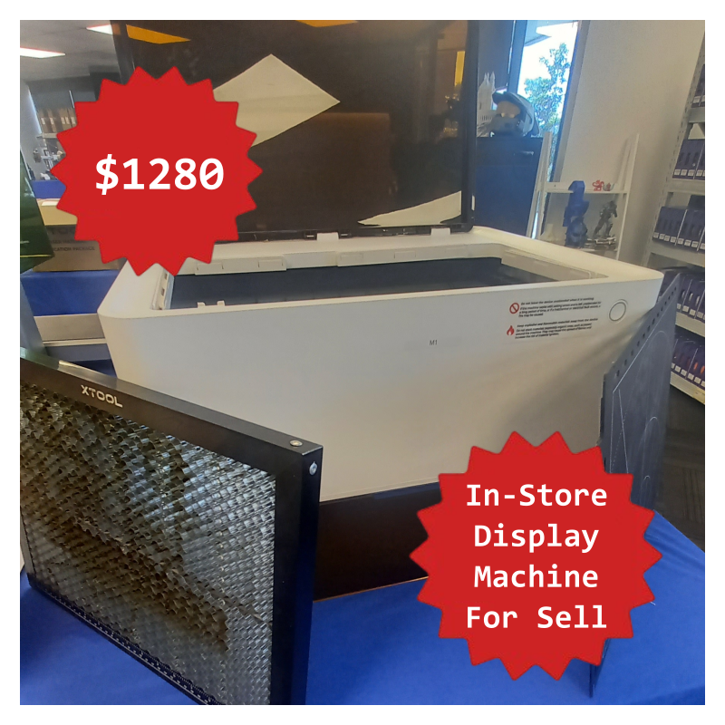 Display machine for sell- xTool M1 10W Desktop Laser & Blade Cutter (Clearance)- Pick up Only