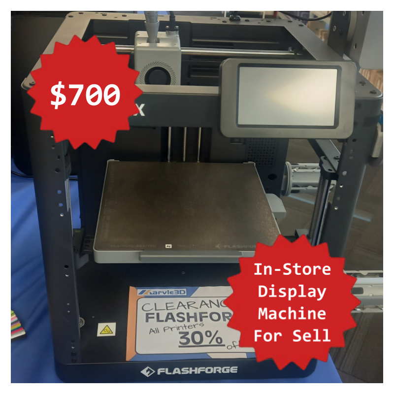 Display machine for sell- Flashforge AD5X 3D Printer - Multi color Printing (Clearance)- Pick up Only