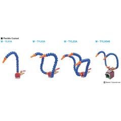 Modular Flexible Coolant Pipe/ Air Pipe With Nozzle for CNC Machine- 1/2, 1/4 and 3/8