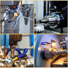 Modular Flexible Coolant Pipe/ Air Pipe With Nozzle for CNC Machine- 1/2, 1/4 and 3/8