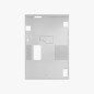 Bambu Lab Rear Metal Panel for X1 Series 3D Printers [SPP045] [FAS011]