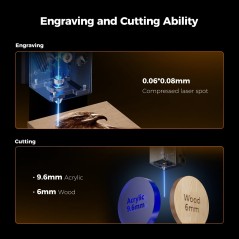 Creality Falcon A1 10W Laser Engraver & Cutter 305 x381 MM