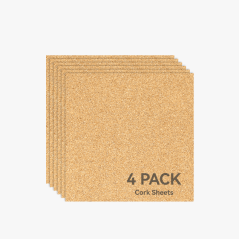2mm Cork Sheet (4pcs) for Laser Cutting & Engraving [B-YL001]