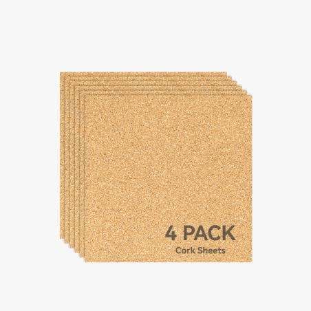 2mm Cork Sheet (4pcs) for Laser Cutting & Engraving [B-YL001]