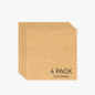 2mm Cork Sheet (4pcs) for Laser Cutting & Engraving [B-YL001]