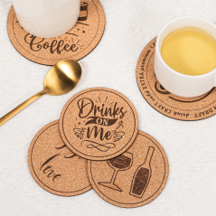 2mm Cork Sheet (4pcs) for Laser Cutting & Engraving [B-YL001]