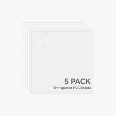 0.3mm Transparent PVC Sheet (5pcs) for Laser Cutting & Engraving [B-YF001]