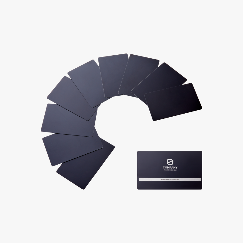 Black Aluminium Card (10pcs) for Laser Cutting & Engraving [B-YC001]