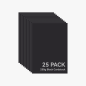 A4 250g Black Cardstock (25pcs) for Laser Cutting & Engraving, Blade Cutting [B-YE001]