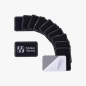 PU Iron-on Patch - Black to Silver (10pcs) for Laser Engraving [B-YD005]