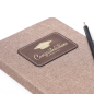 PU Iron-on Patch - Black to Silver (10pcs) for Laser Engraving [B-YD005]