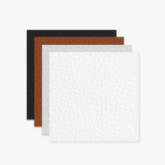 Pebbled PU Leatherette Fabric White (5pcs) for Laser Cutting & Engraving, Blade Cutting [B-YD002]