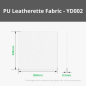 Pebbled PU Leatherette Fabric White (5pcs) for Laser Cutting & Engraving, Blade Cutting [B-YD002]