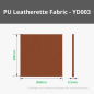 Pebbled PU Leatherette Fabric Brown (5pcs) for Laser Cutting & Engraving, Blade Cutting [B-YD003]
