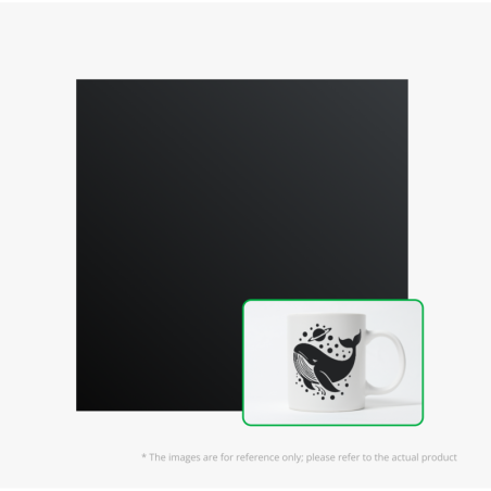 Matte Removable Vinyl Black (10pcs) for Blade Cutting [B-YG011]