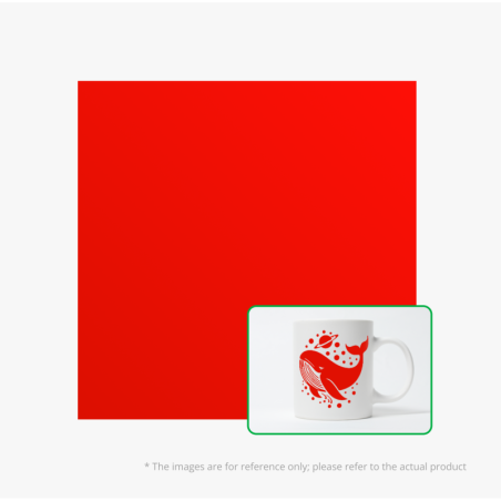 Matte Removable Vinyl Red (10pcs) for Blade Cutting [B-YG012]