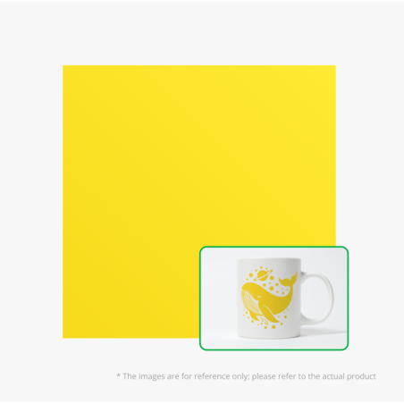 Matte Removable Vinyl Yellow (10pcs) for Blade Cutting [B-YG014]