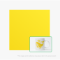 Matte Removable Vinyl Yellow (10pcs) for Blade Cutting [B-YG014]