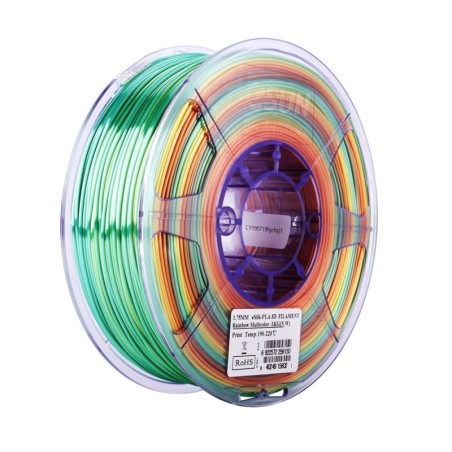 Esun Silk-PLA Rainbow 1.75mm Filament 1kg