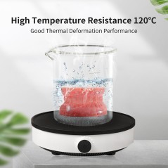 eSUN High Temperature Resin for LCD/DLP 3D Printing, Transparent,0.5kg
