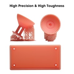 eSUN High Temperature Resin for LCD/DLP 3D Printing, Transparent,0.5kg