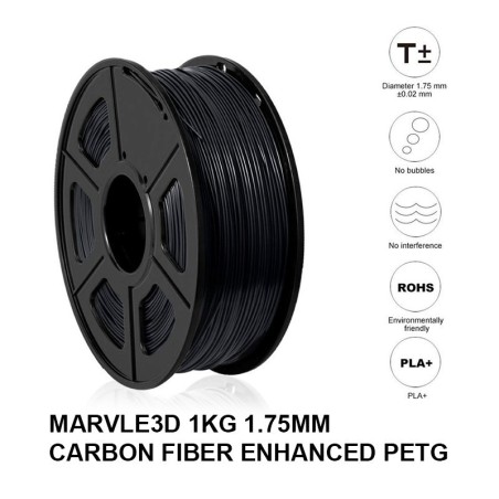 Marvle3D Carbon Fiber Reinforced (PETG-CF) PETG 1.75mm 1kg/roll