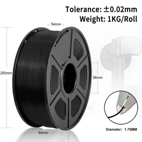 Marvle3D Carbon Fiber Reinforced (PETG-CF) PETG 1.75mm 1kg/roll