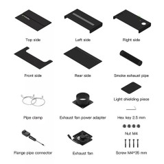 xTool Enclosure foldable and smoke-proof cover for D1/ D1 Pro and other laser engravers