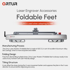 Ortur Foldable Riser Legs for Laser Master 3 (FFT1.0)