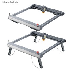 Ortur Foldable Riser Legs for Laser Master 3 (FFT1.0)