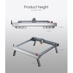 Ortur Foldable Riser Legs for Laser Master 3 (FFT1.0)