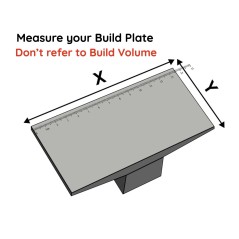 Gudmaker Flexi Build Plate with Magnetic Sheet - 224x129mm