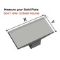 Gudmaker Flexi Build Plate with Magnetic Sheet - 224x129mm