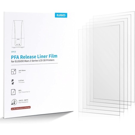 ELEGOO PFA Film for Mars 3 & Mars 3 Pro (1 Pc / 5 Pcs)