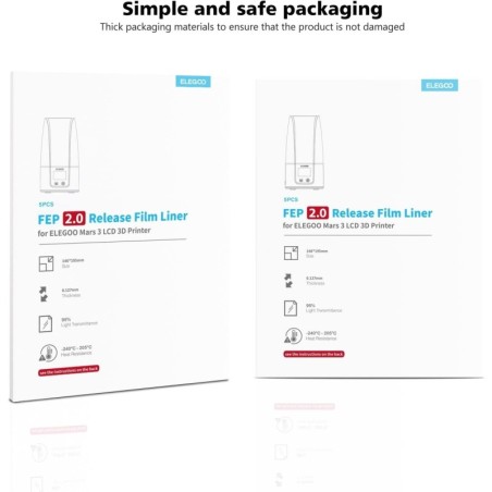 ELEGOO PFA Film for Mars 3 & Mars 3 Pro (1 Pc / 5 Pcs)