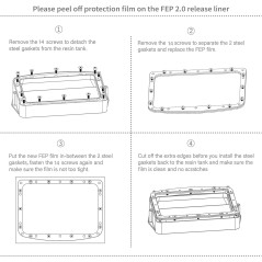 ELEGOO PFA Film for Mars 3 & Mars 3 Pro (1 Pc / 5 Pcs)