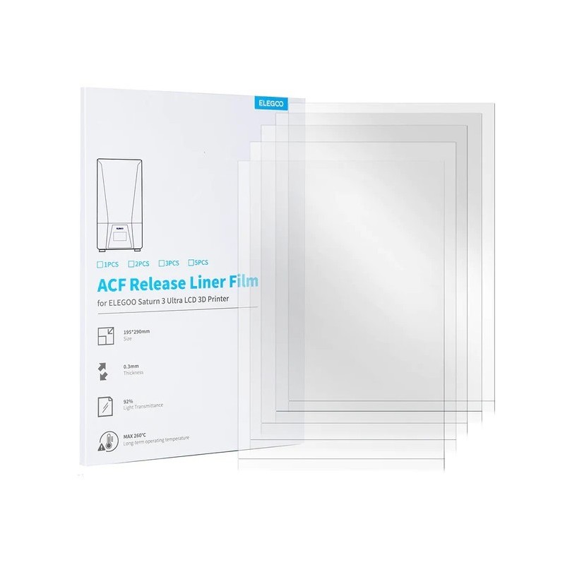 ELEGOO ACF Film for Saturn 3 Ultra  (1 Pc / 5 Pcs)