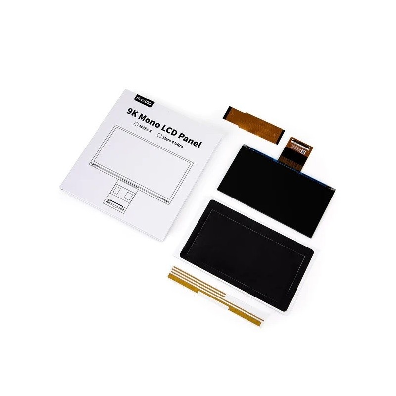 ELEGOO 7-inch 9K Monochrome LCD Screen for Mars 4 Ultra 3D PRINTER