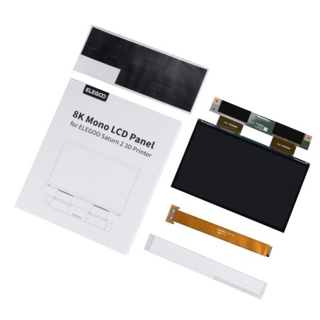 ELEGOO 10" 8K Mono LCD for Saturn 2 3D Printer