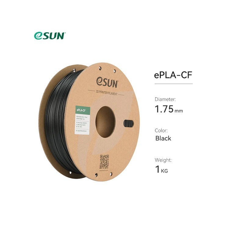 eSUN ePLA-CF 1.75mm 3D Filament 1KG (5 Colors)