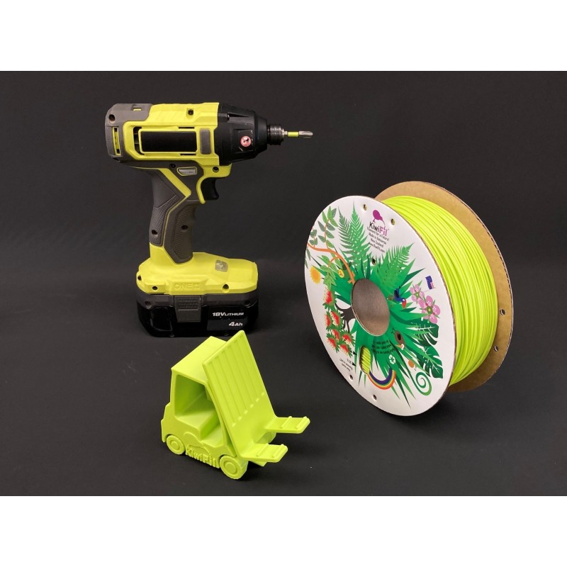 KiwiFil Power Tool Green rPETG , 1.75 mm, 1 kg/roll