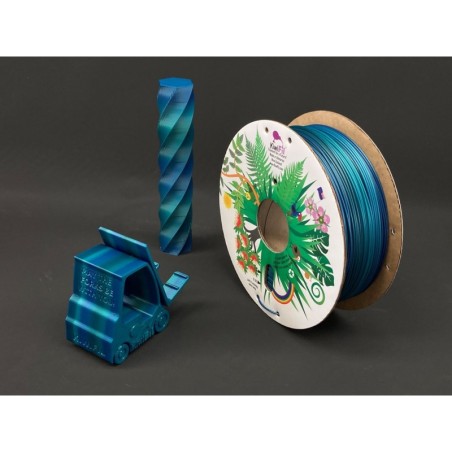 100% Recycled KiwiFil Power Rainbow rPETG , 1.75 mm, 1 kg/roll