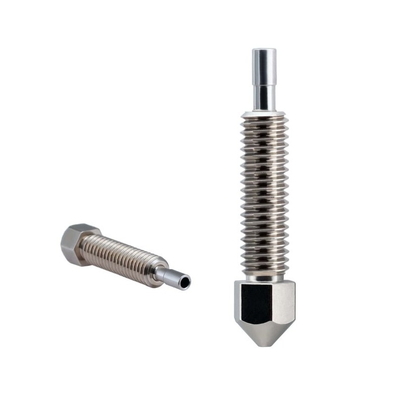 Micro Swiss Brass Plated Nozzle for FlowTech™ Hotend (0.2mm/0.4mm/0.6mm/0.8mm)