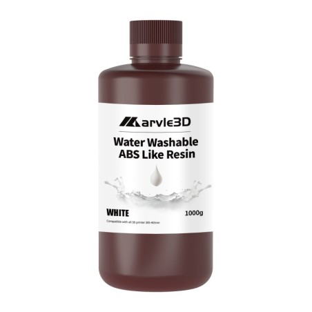 Marvle3D  Water Washable ABS-like Resin 1kg (Solid Black, White and Grey)