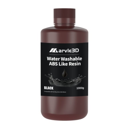 Marvle3D  Water Washable ABS-like Resin 1kg (Solid Black, White and Grey)