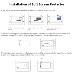 TEMPERED GLASS SCREEN PROTECTOR FOR ELEGOO SATURN 3 ULTRA 3D PRINTER